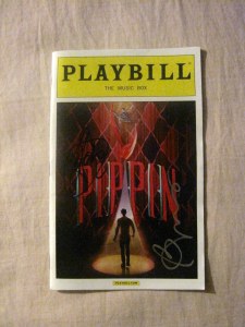 Pippin signed playbill